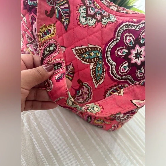 Vera Bradley Pink Quilted Shoulder Bag - Picture 7 of 13